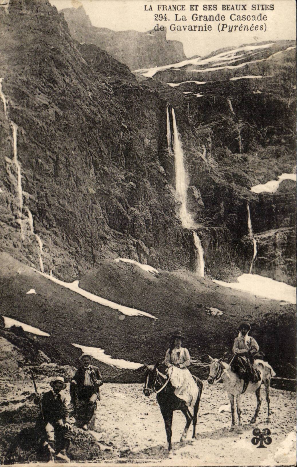 CPA La grande cascade de Gavarnie 