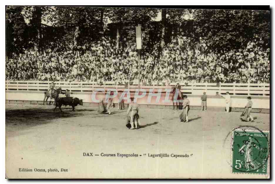 DAX — Courses Espagnoles — 'Lagartijillo Capeaudo' — Edition Ocana, photo, Dax
