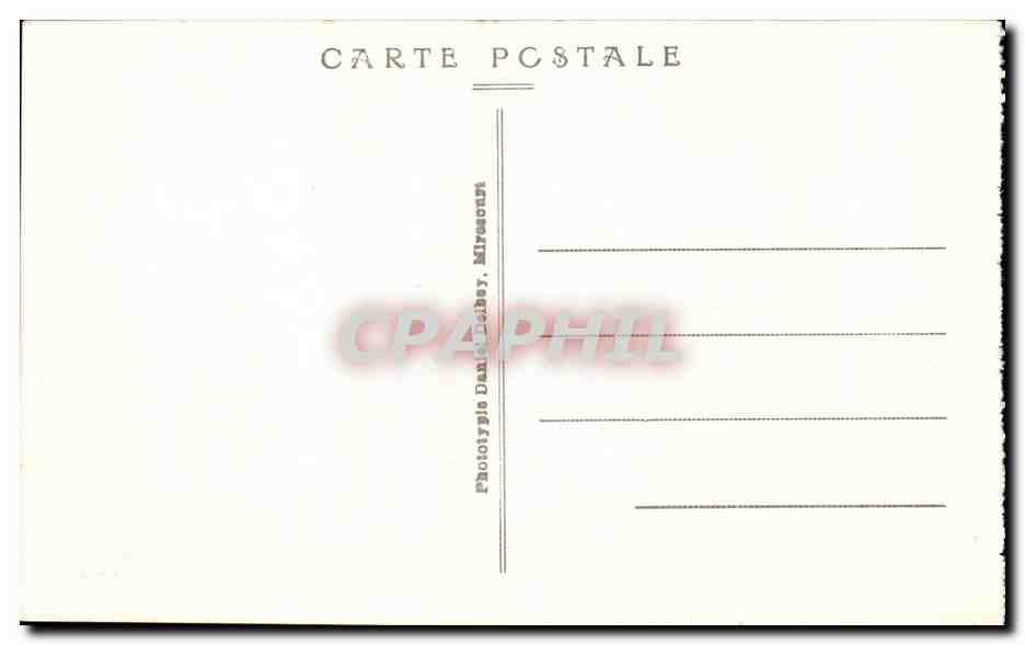 Camp du Valdahon — Bâtiments X 12 - X 11 — D.D. — Phototype Daniel Deliber, Mirecourt — Reverso