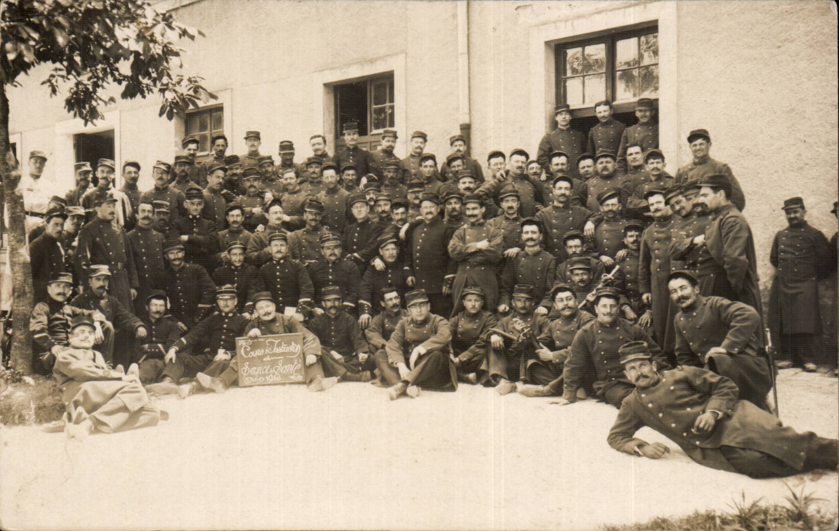 CARTE PHOTO Militaria Service de sante