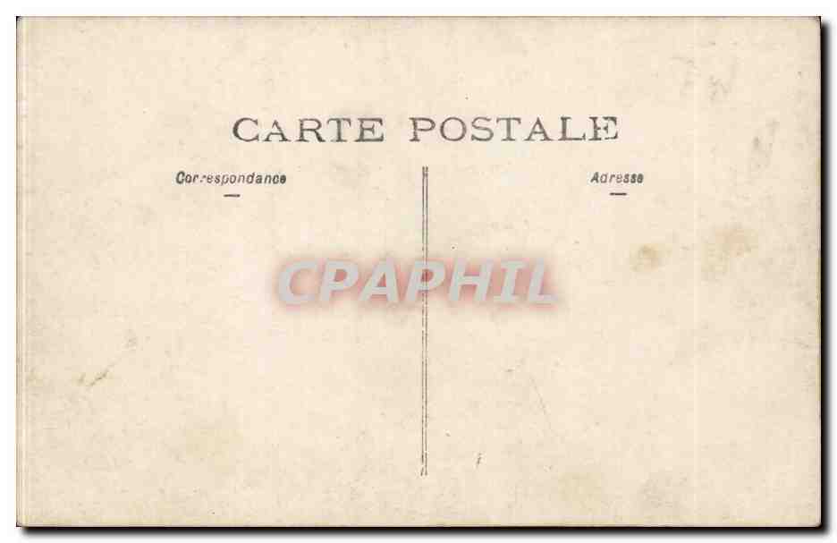 CARTE PHOTO Militaria Service de sante — Rückseite