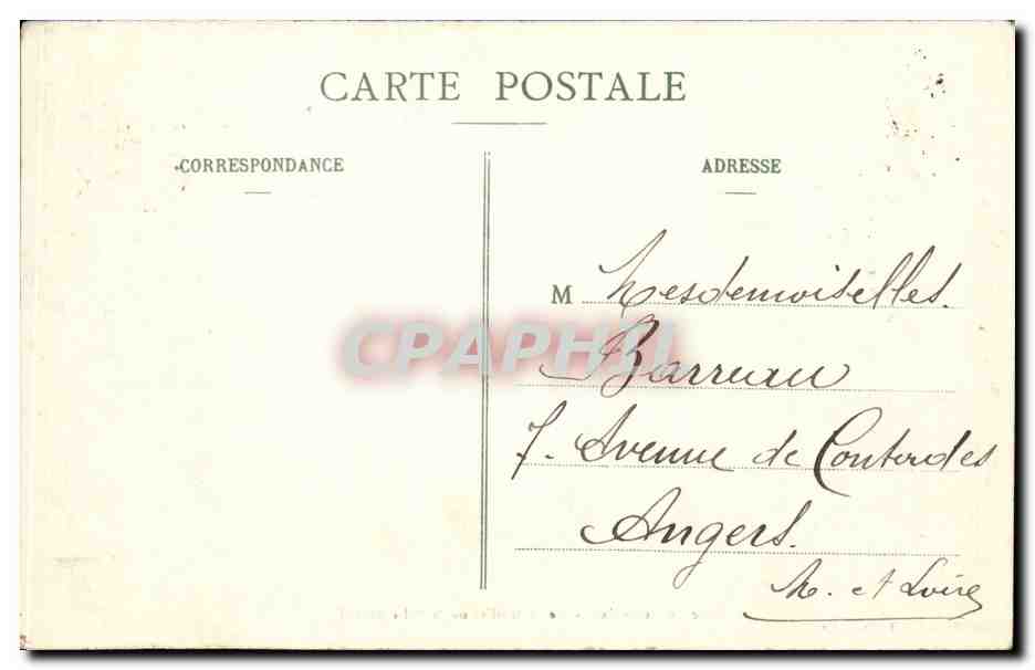 Parc de Versailles — Les Rocailles ou la Salle de Bal — Mme Moreau, édit., Versailles — Verso