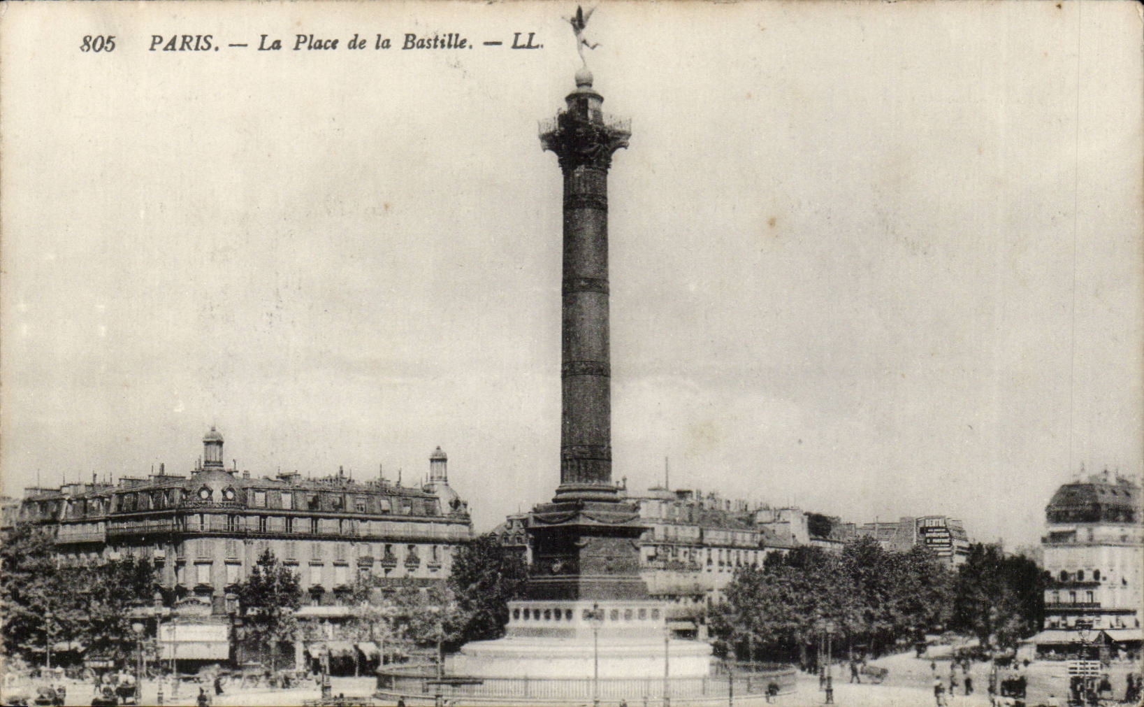 CPA Paris La place de la Bastille