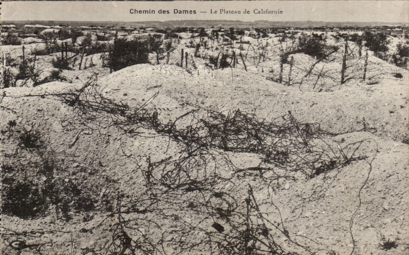 CPA Chemin des Dames La plateau de Californie