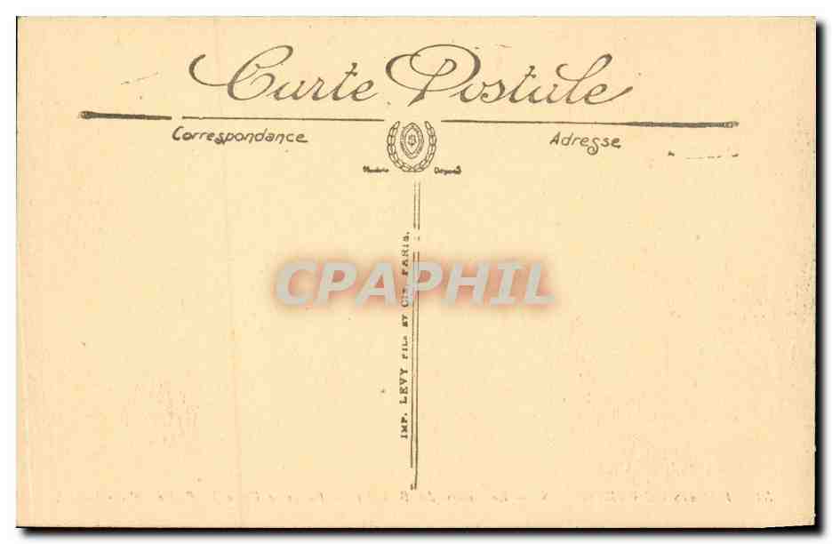 CPA Palais de Versailles La galerie des batailles  — Verso