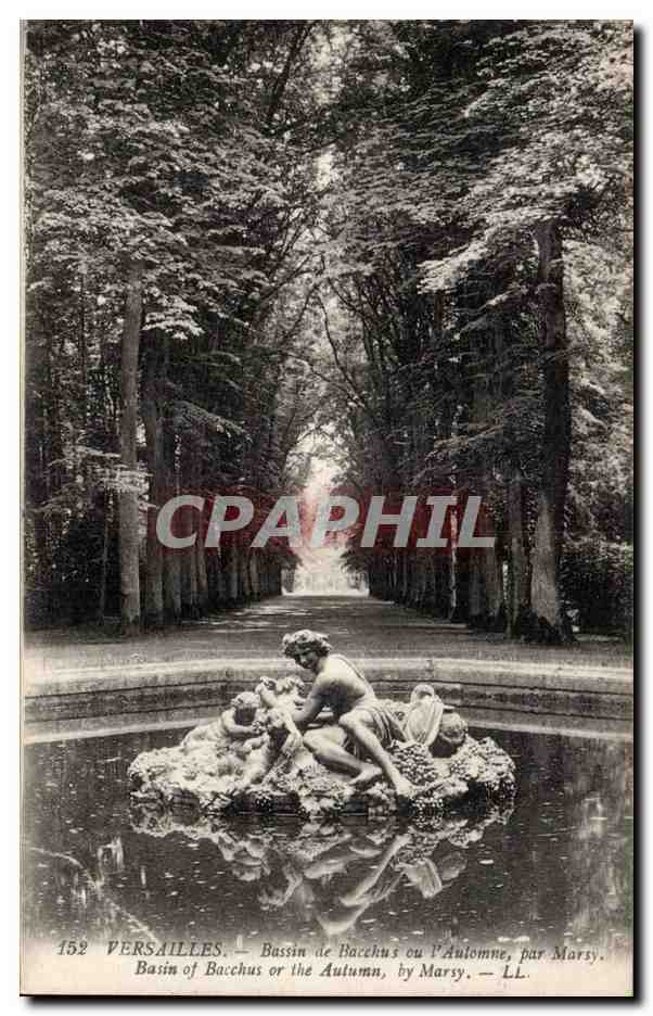 CPA Parc de Versailles Bassin de Bacchus ou l'automne par Marsy 