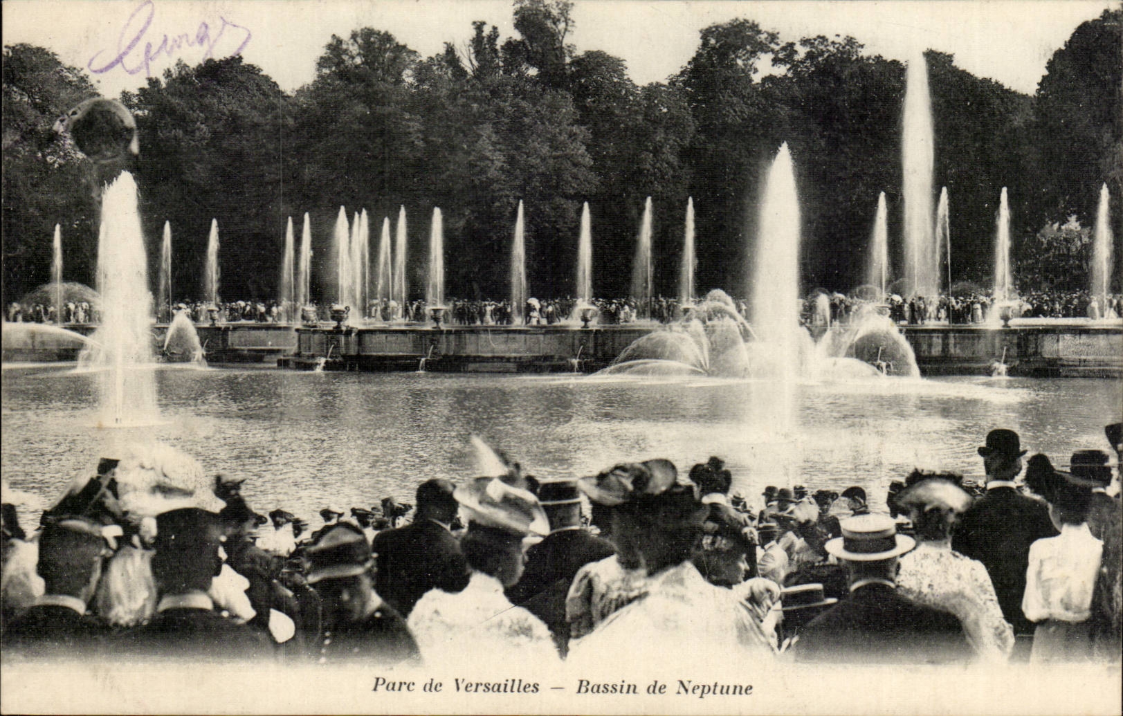 CPA Parc de Versailles Bassin de Neptune