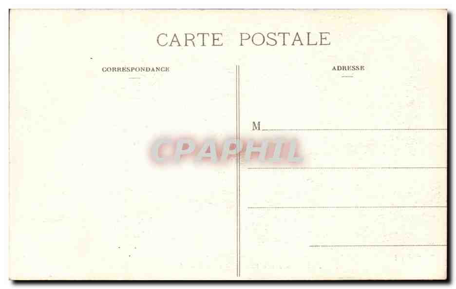 CPA Pau La place royale et l'hotel de France — Rückseite
