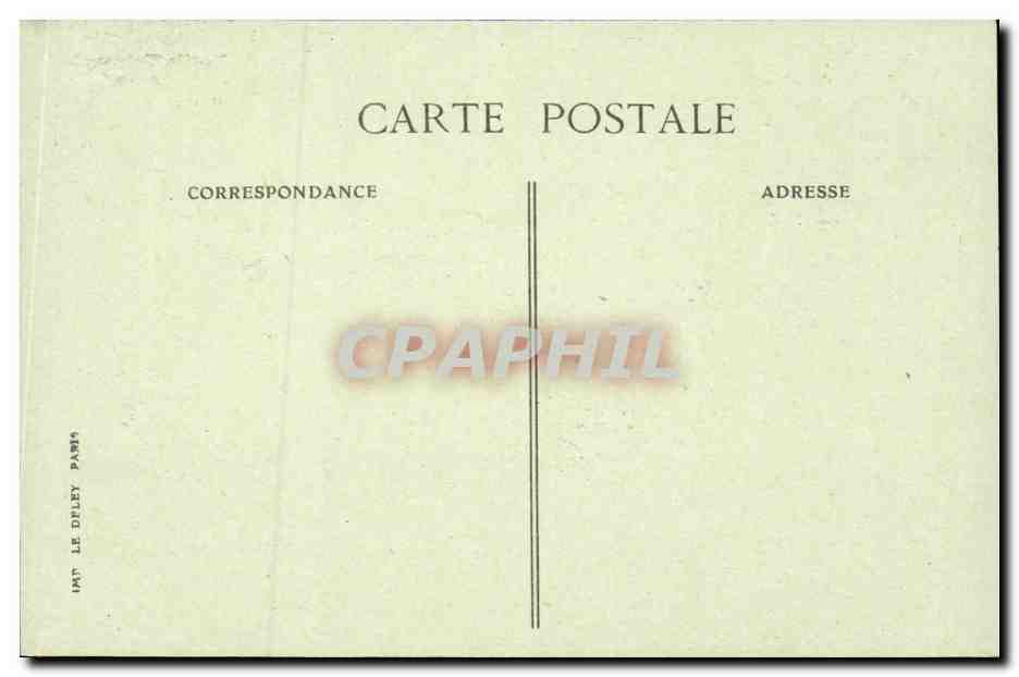 CPA Paris Arc de TRiomphe — Verso