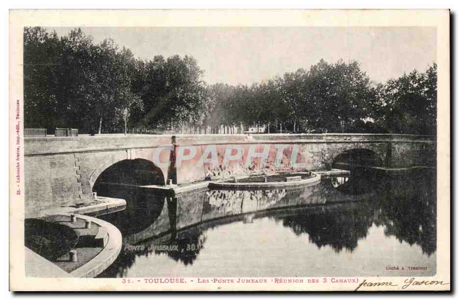 CPA Toulouse Les ponts jumeaux 