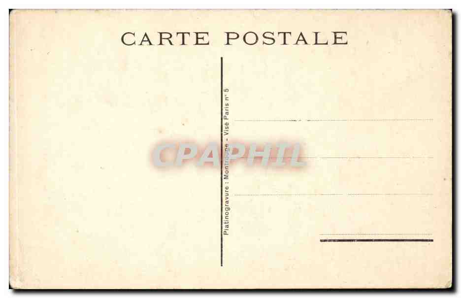 CPA Salonique Le general SArrail et les amiraux en promenade — Rückseite