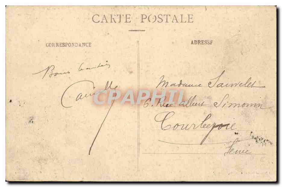 CPA Militaria Camp de Chalons Le fort Saint Hilaire La ferme Saint Hilaire et la plaine — Rückseite