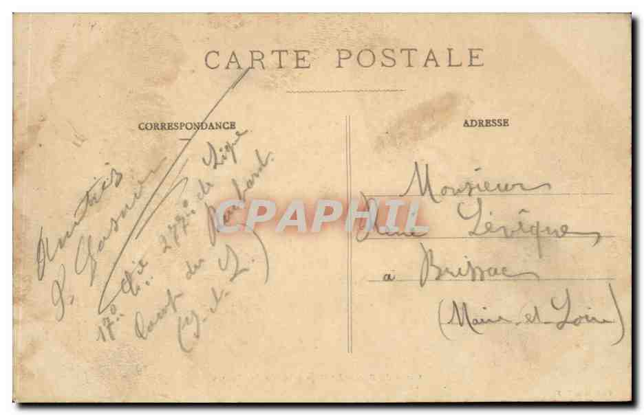 CPA Militaria Camp du Ruchard Vue generale des tentes — Rückseite