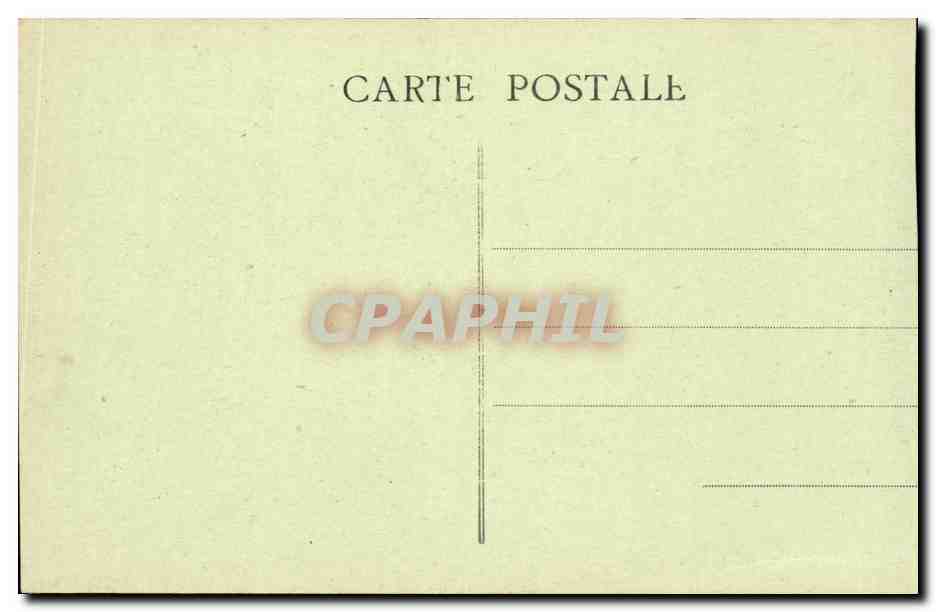 CPA Militaria Camp de Coetquidan Baraquements d'infanterie — Rückseite