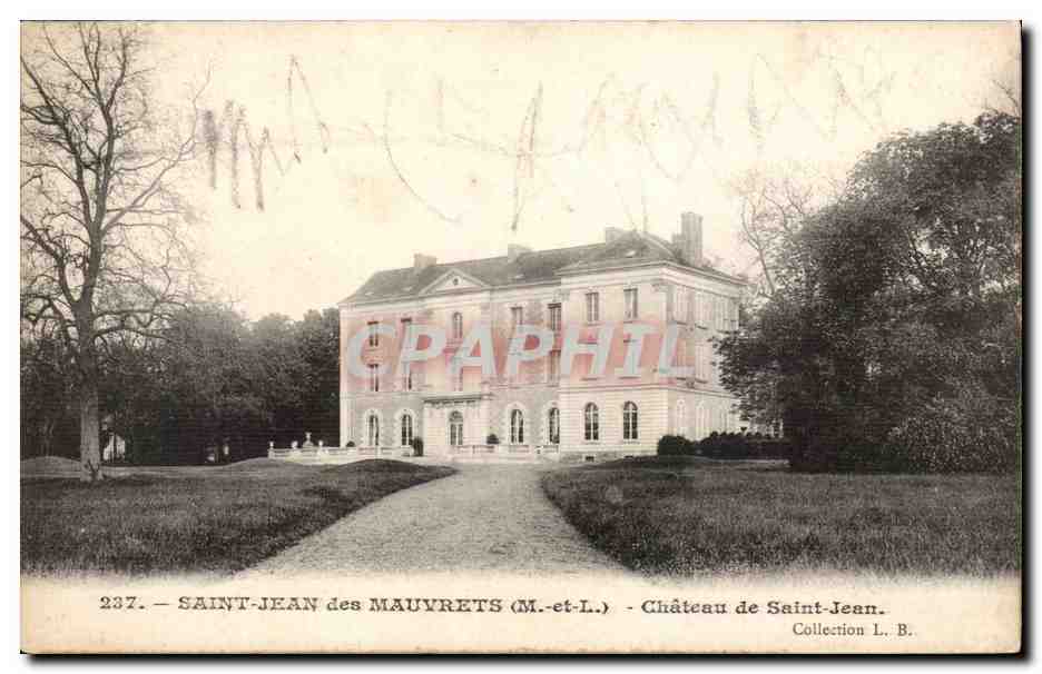 CPA Saint Jean des Mauvrets Chateau de Saint Jean