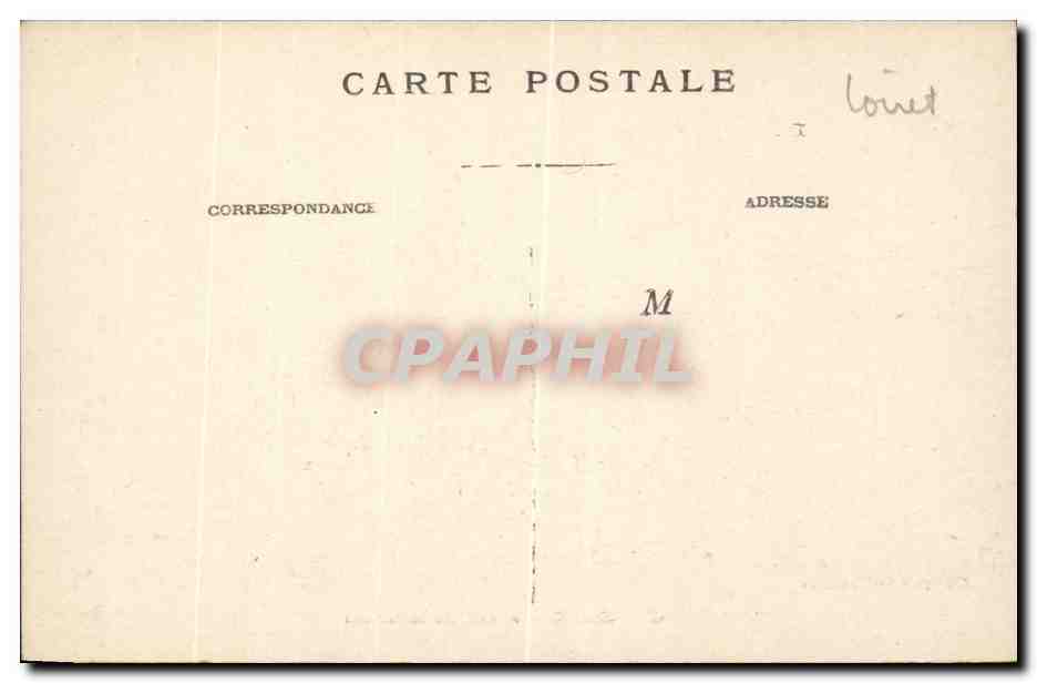 CPA Orleans Place du martroi — Verso