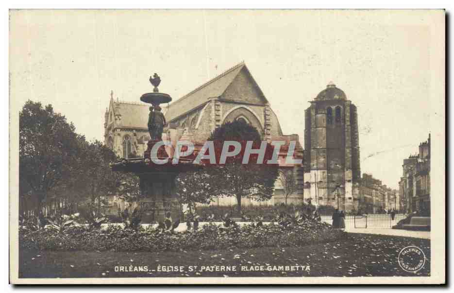 CPA Orleans Eglise St Paterne place gambetta