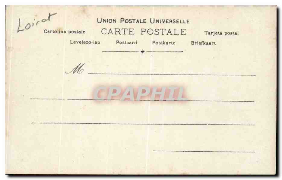 CPA Orleans Hotel de ville SAlon — Verso