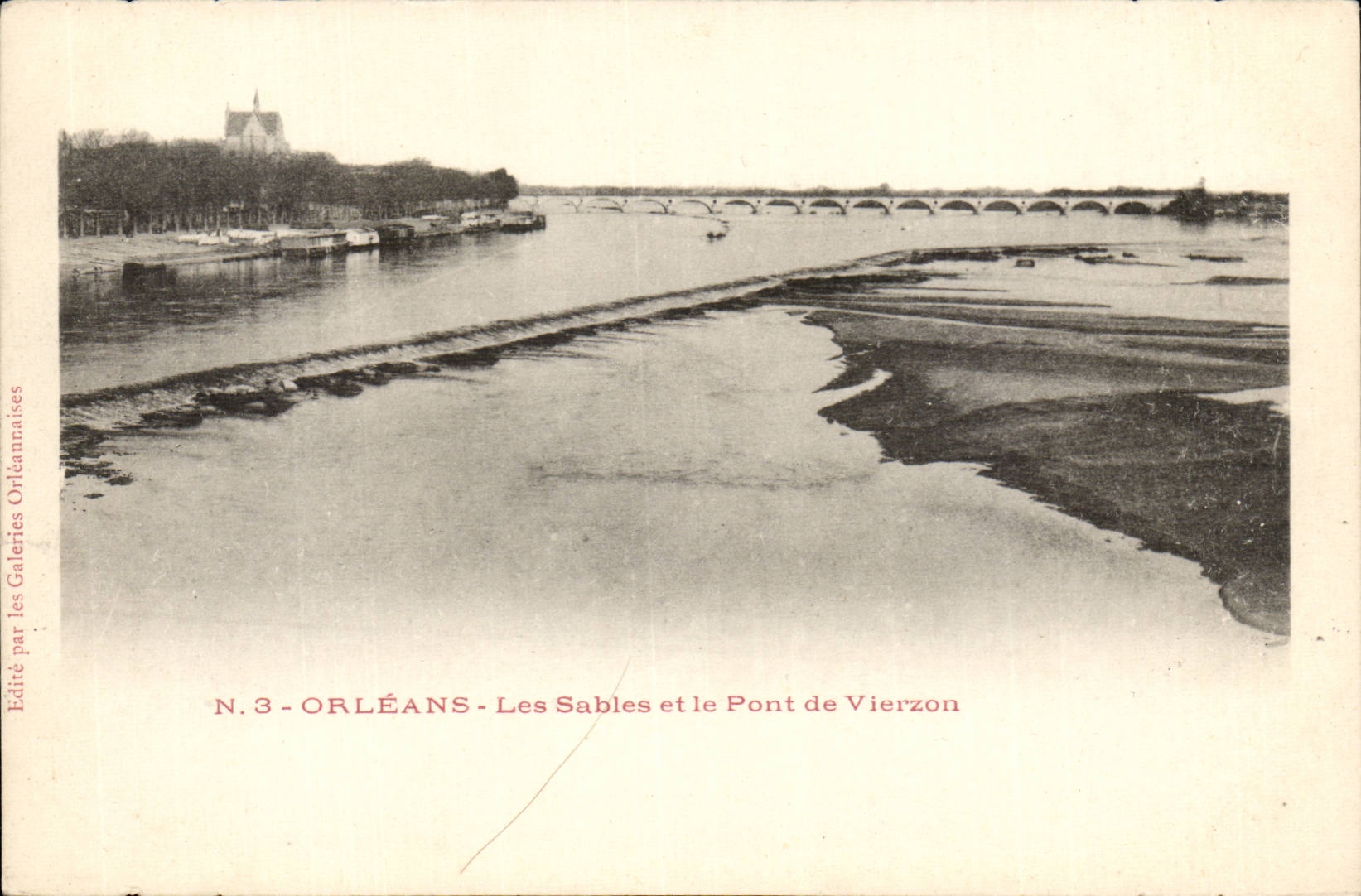 CPA Orleans Les Sables et le pont de Vierzon
