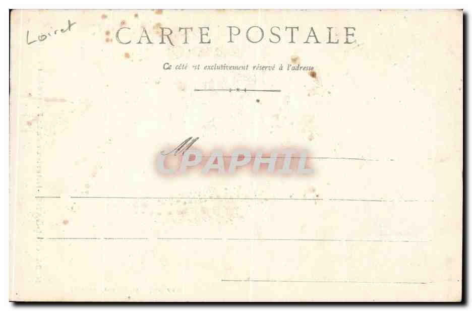 CPA Orleans Interieur de St pierre le Puellier — Verso