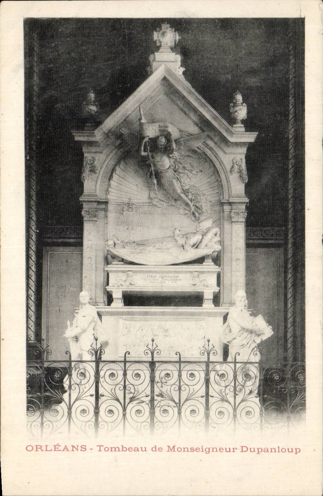 CPA Orleans Tombeau de Monseigneur Dupanloup