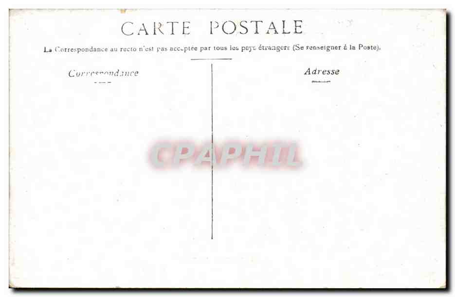 CPA Orleans Le mail publicite Chocolat Debauve et Gallais Rue des Saints Peres a Paris  — Verso