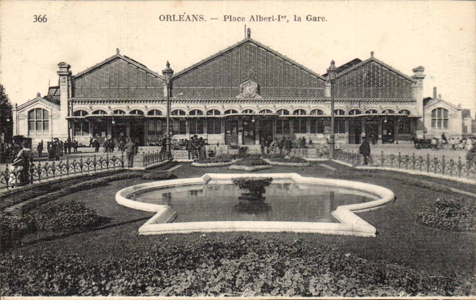 CPA Orleans Place Albert 1er La gare