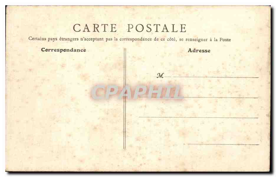 Environs d'Angers CPA Les ponts de Ce ancien chateau du roi Rene Caserne de Gendarmerie — Rückseite
