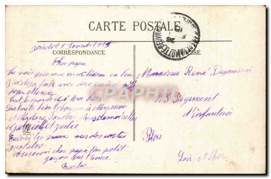 CPA Apres le passage des allemands Eglise de Barcy  — Back