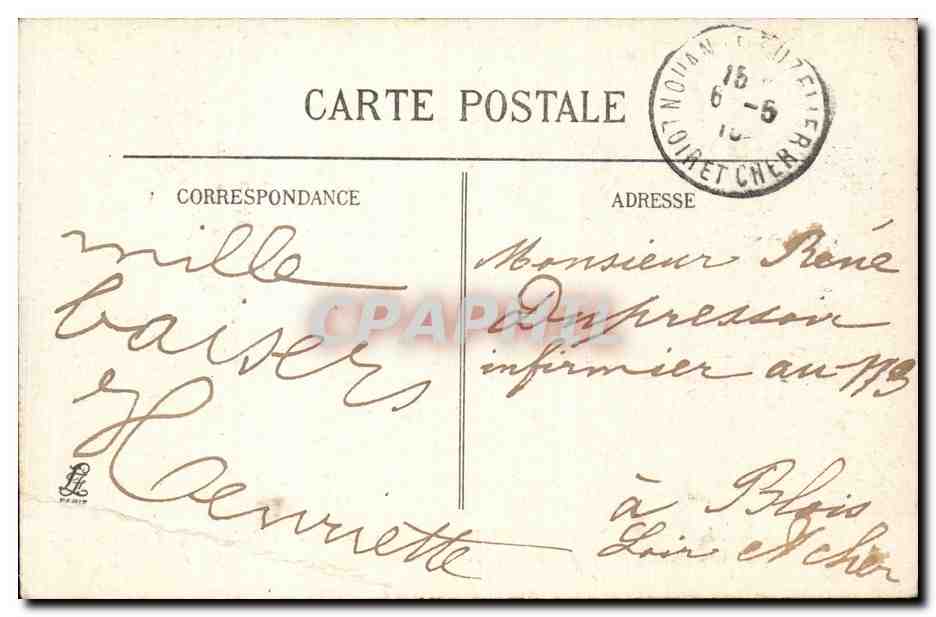 CPA Nos allies les Highlanders canadiens font leur toilette avant le combat Militaria — Rückseite