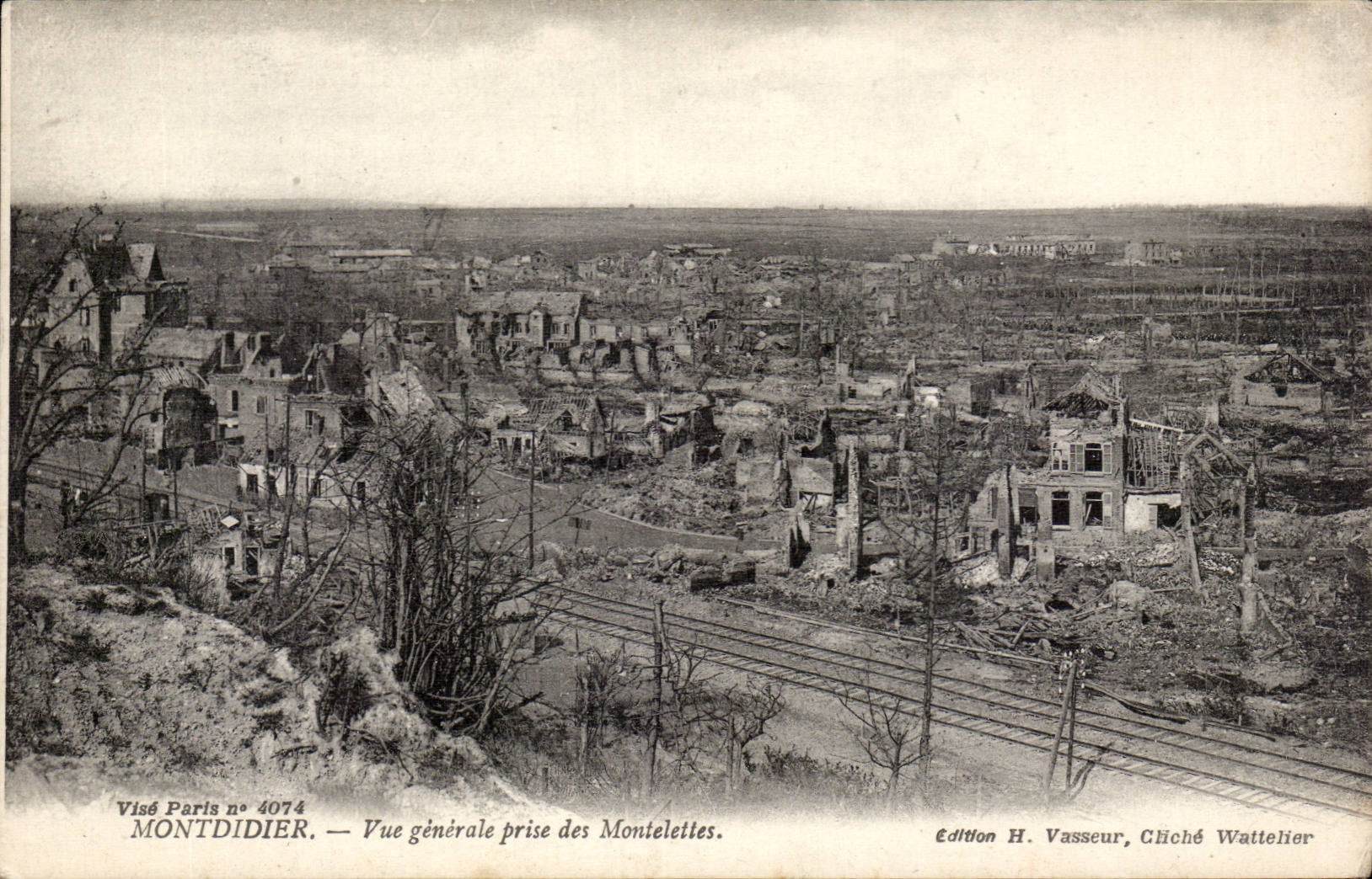 CPA Montdidier Vue generale prise des Montelettes
