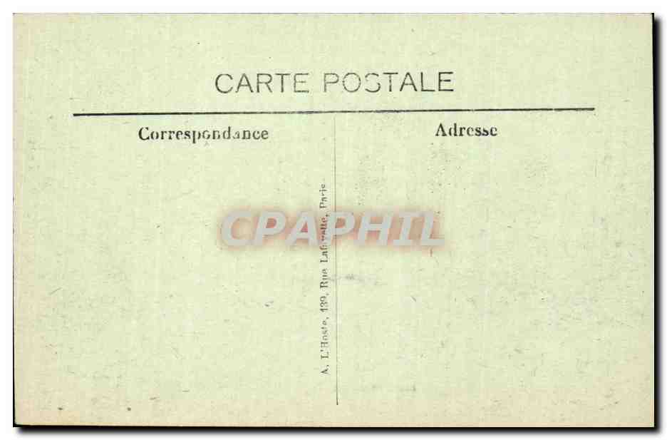CPA Courcelles Epayelles Eglise et cimetiere — Back