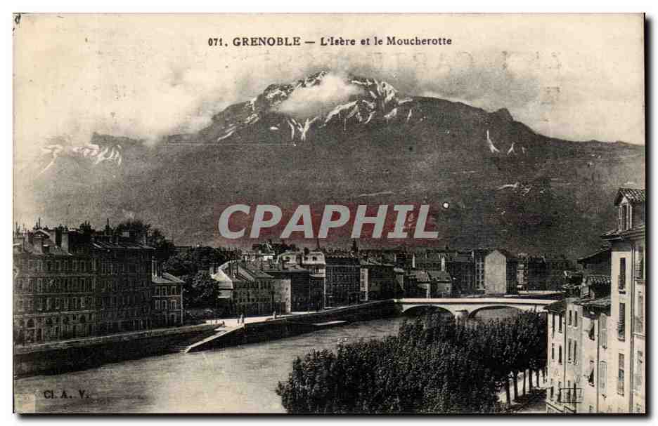 CPA Grenoble L'isere et le moucherotte