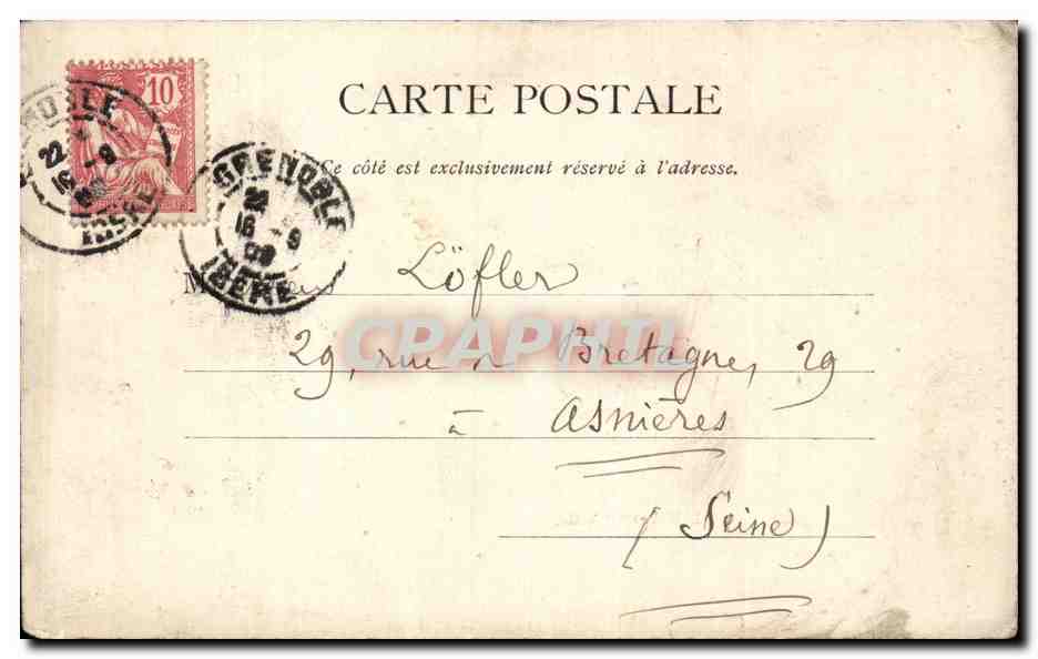 L'Hôtel de Ville — Grenoble — Guide Rose (Livre) — n° 107 — Back