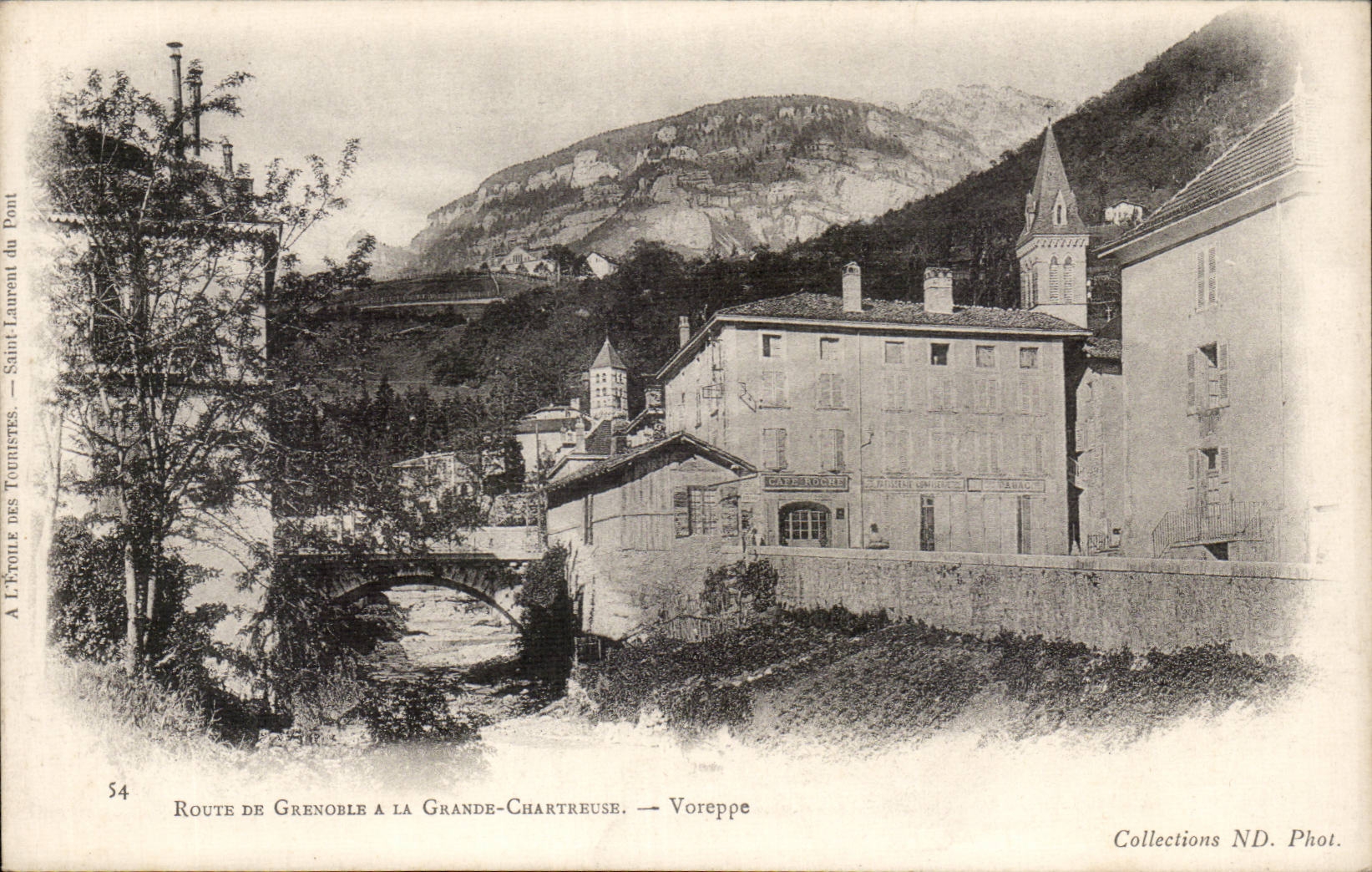 CPA Route de Grenoble a la Grande Chartreuse Voreppe