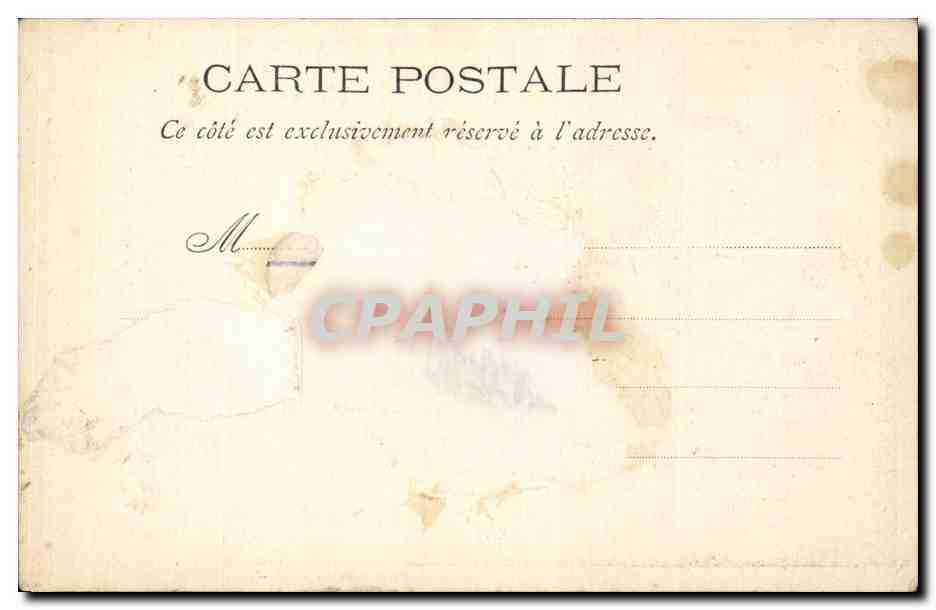 CPA Grenoble Fontaine du lion par Sappey — Verso