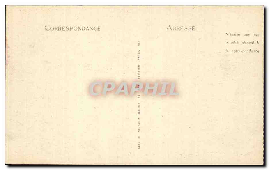 CPA Grenoble la place Grenette — Verso