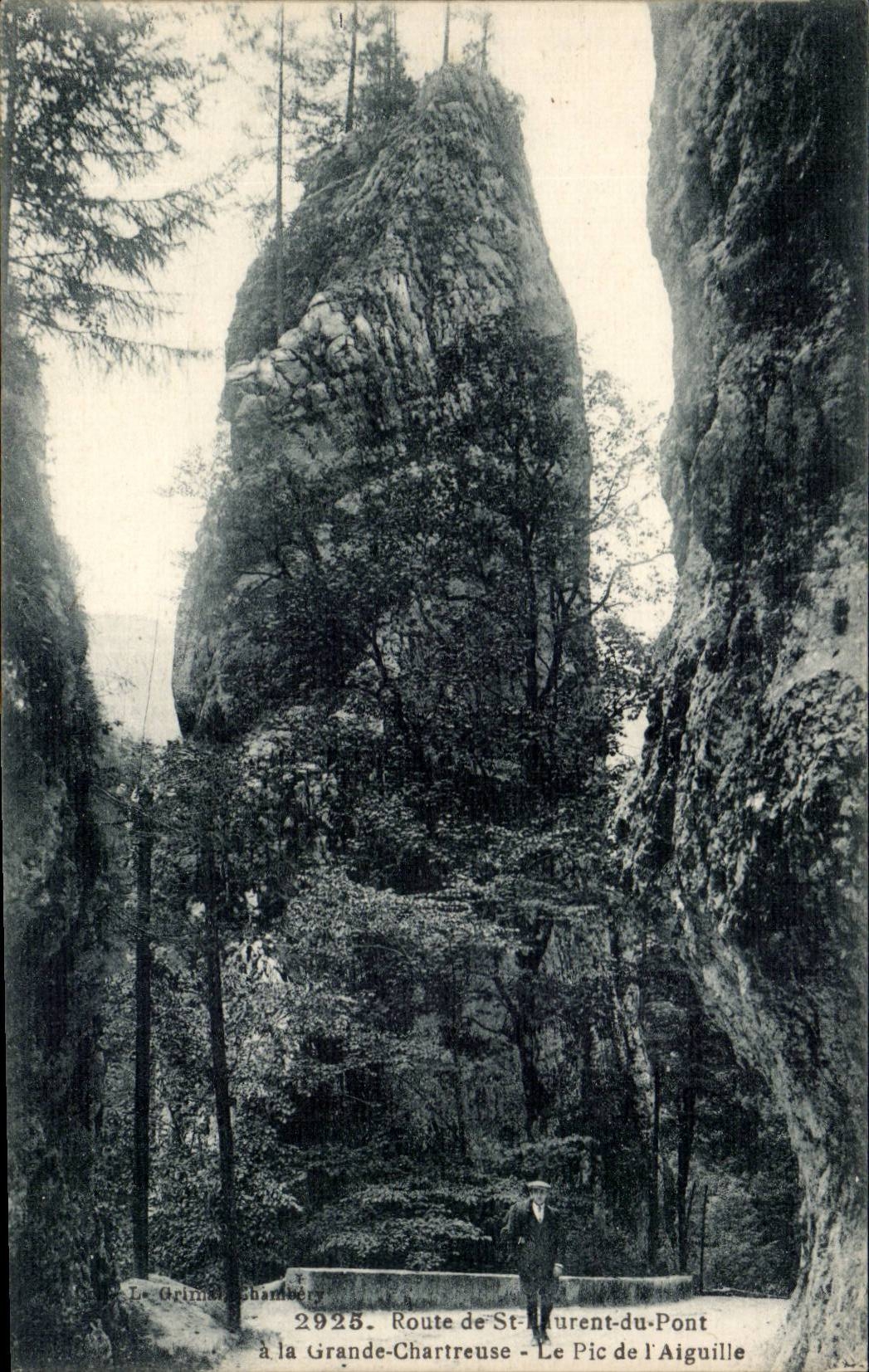 Le Pic de l'Aiguille — Route de Saint-Laurent-du-Pont à la Grande-Chartreuse — Grimal-Chambery n°2925