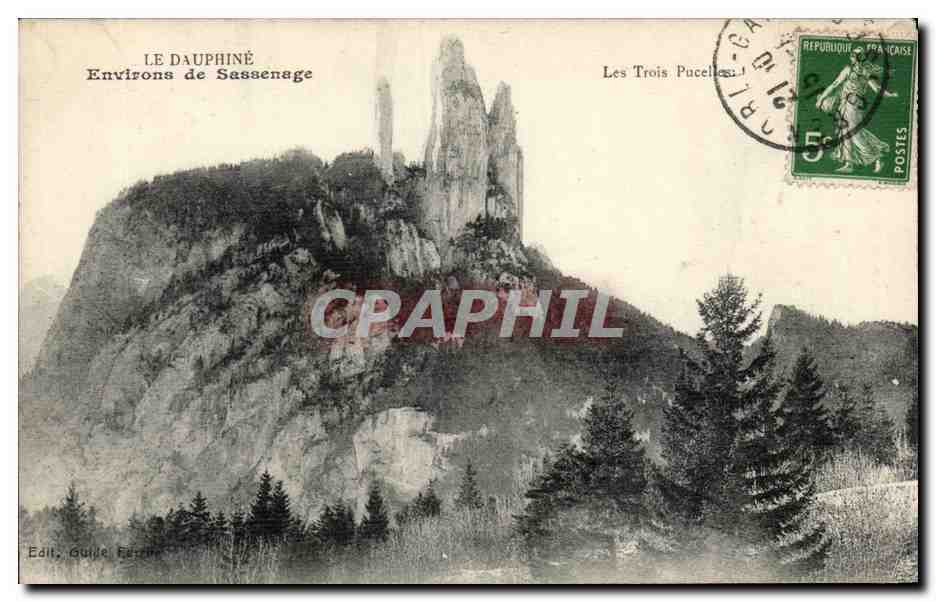 Les Trois Pucelles — Environ de Sassenage — Édit. Guille, France