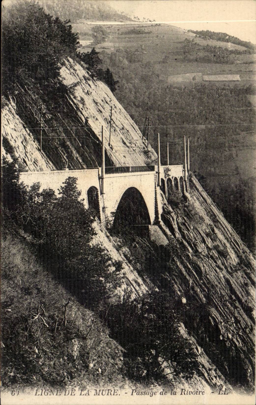 Ligne de La Mure - Passage de la Rivotre - LL