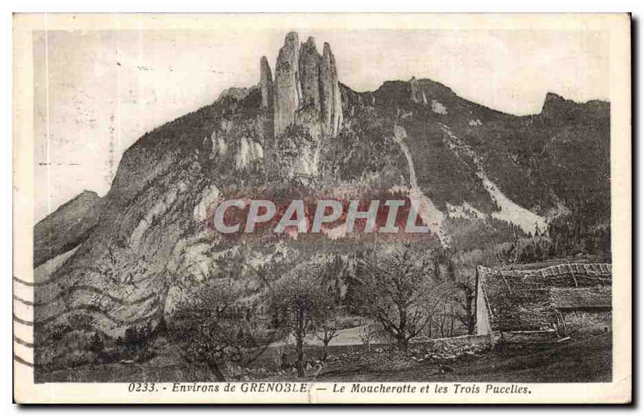 Environs de GRENOBLE — Le Moucherotte et les Trois Pucelles — CPAPHIL 0233