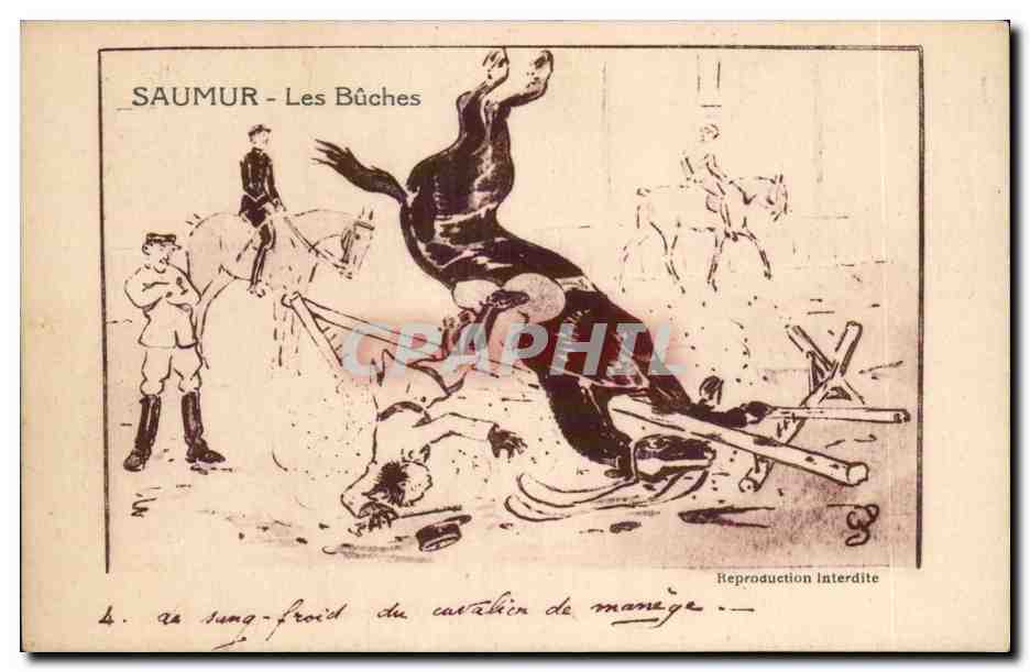 CPA Saumur Les buches Cheval Horse