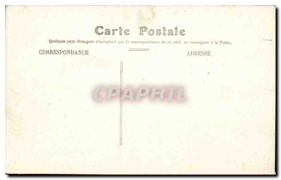 CPA Angers Place du ralliement et la rue Lenepveu — Rückseite