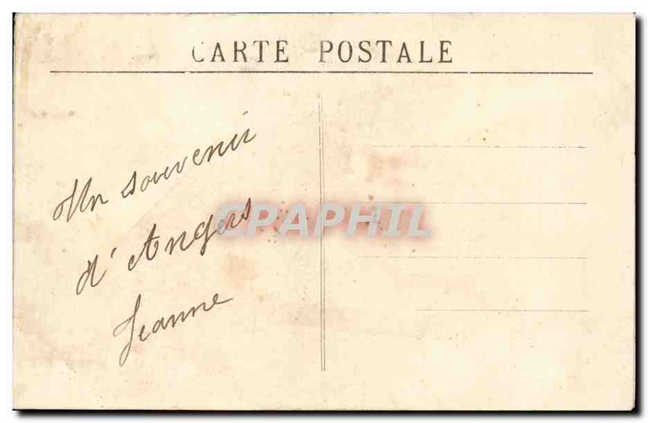 CPA Angers Montee Saint maurice Fontaine Pied Boulet Pyramide Poissonnier  — Rückseite