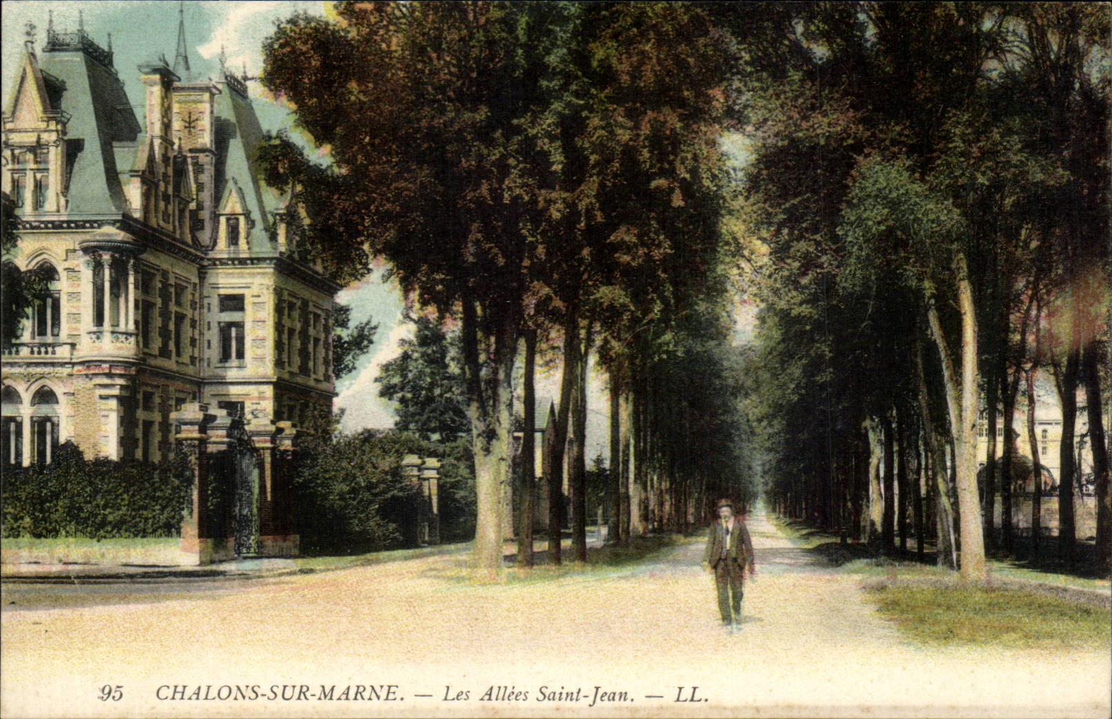 CPA Chalons sur Marne Les allees Saint Jean