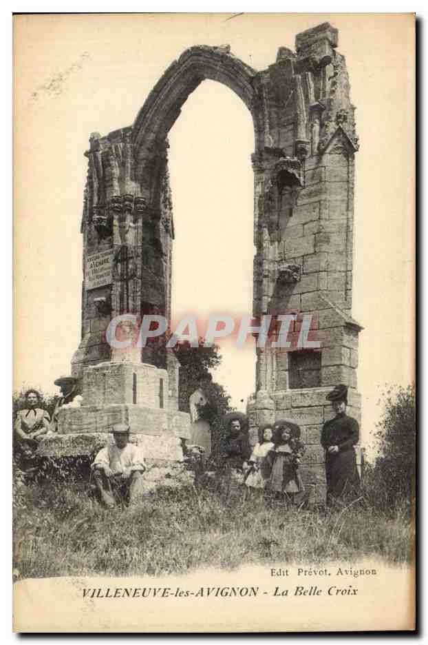 CPA Villeneuve les Avignon la belle CRoix