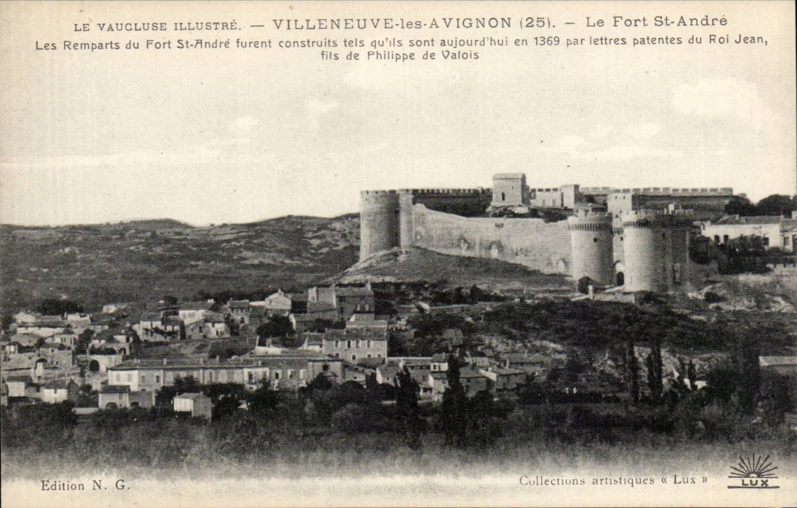 CPA Villeneuve les Avignon Le fort Saint Andre