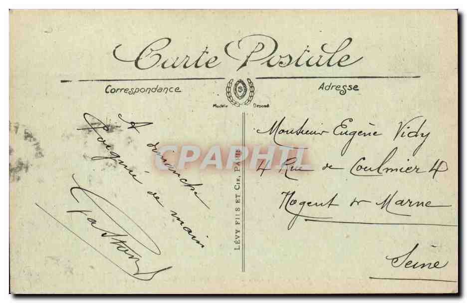 CPA Dieppe Le pont tournant du Pollet  — Verso