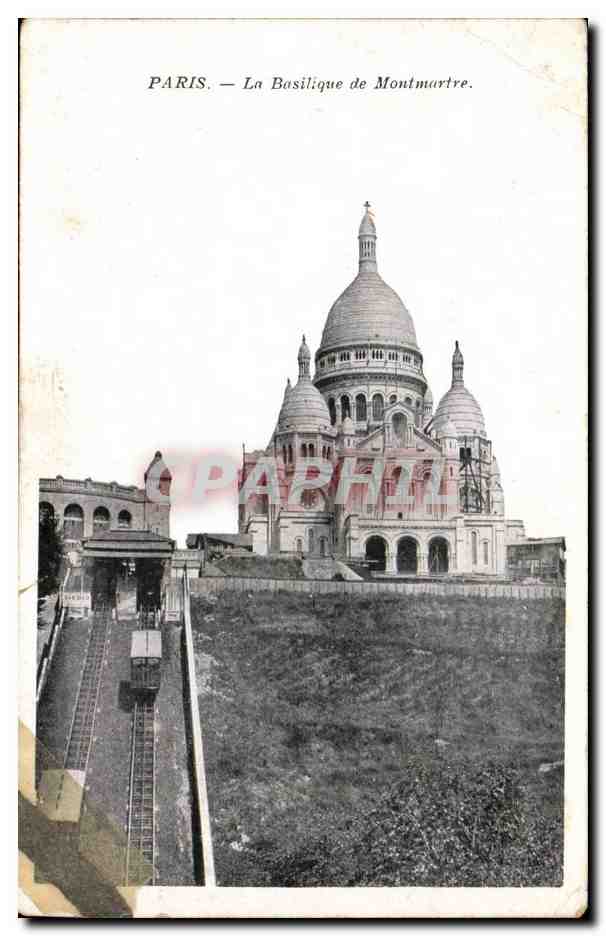 CPA Paris Basilique de Montmartre Sacre coeur