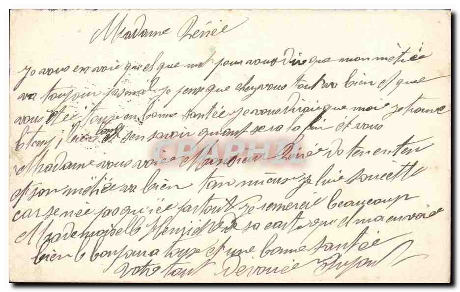 Correspondance des Armées de la République — Observation essentielle — Éditeur : imprimeur militaire, n° de série non visible — Reverso